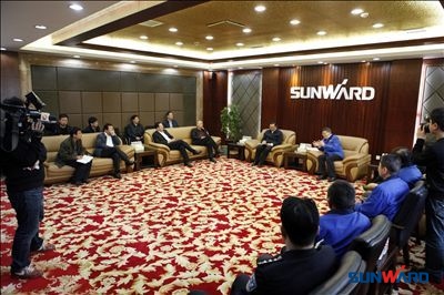 湖南省省委常委、政法委孙建国书记一行来KAIYUN·开云「中国」官方网站智能调研考察