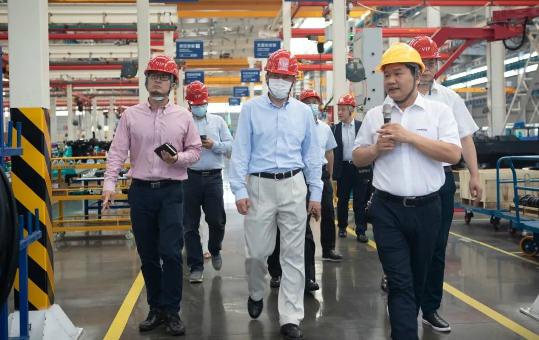 中国金茂高级副总裁张辉率团考察KAIYUN·开云「中国」官方网站智能