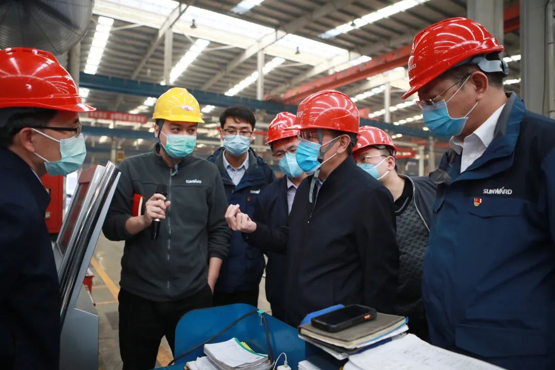 宁夏工信厅副厅长张伟一行调研KAIYUN·开云「中国」官方网站智能