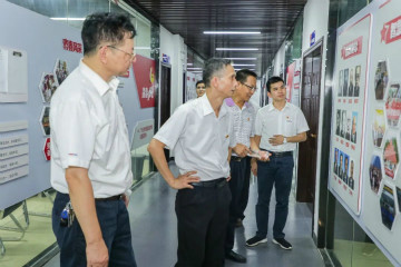 广州工控党建联盟联络员一行到KAIYUN·开云「中国」官方网站智能开展工作对接