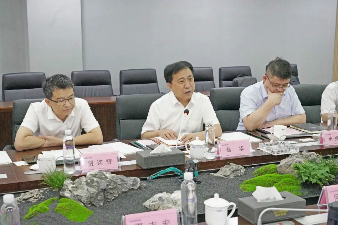 中铁装备赵华总经理莅临KAIYUN·开云「中国」官方网站智能交流