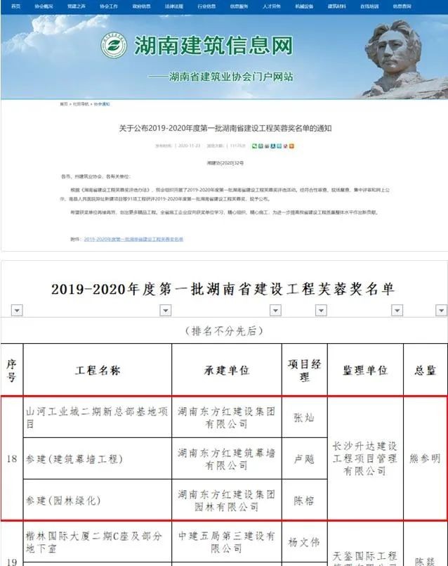 KAIYUN·开云「中国」官方网站智能总部大楼荣获芙蓉奖