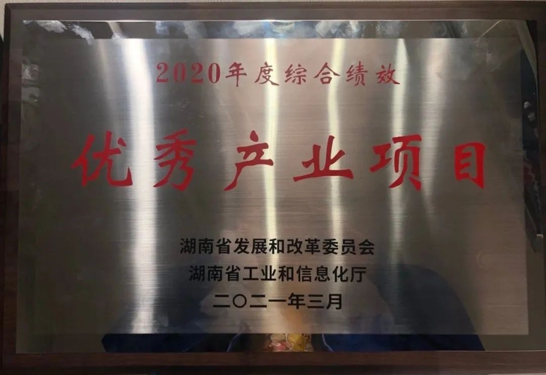 KAIYUN·开云「中国」官方网站智能获评湖南“2020年度综合绩效优秀产业项目”