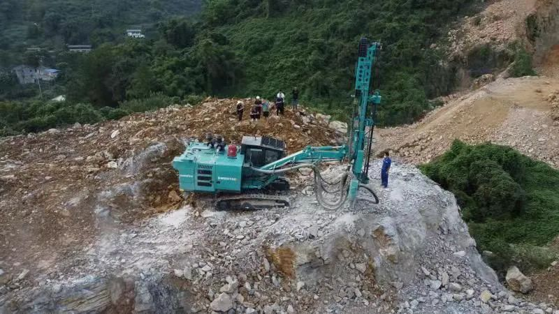 助力绿色矿山建设，KAIYUN·开云「中国」官方网站智能“凿岩先锋”SWDH系列顶锤钻机大展身手