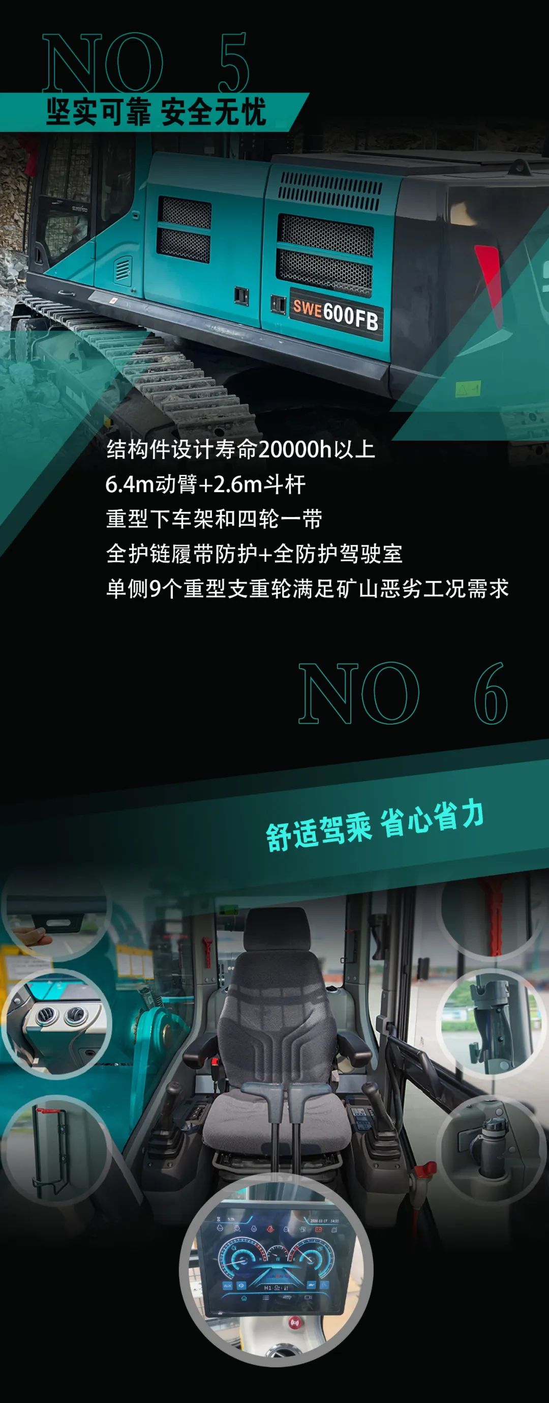一图读懂 | 专为矿山重载施工而生！KAIYUN·开云「中国」官方网站智能SWE600FB破碎锤重磅回归