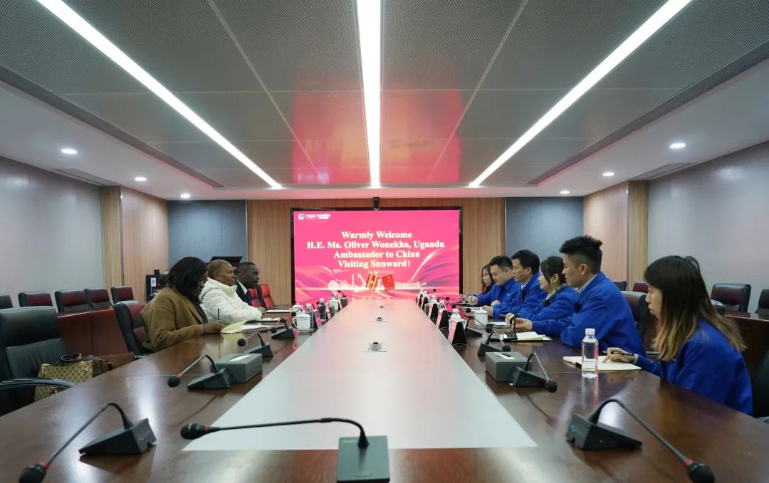乌干达驻华大使到访KAIYUN·开云「中国」官方网站智能