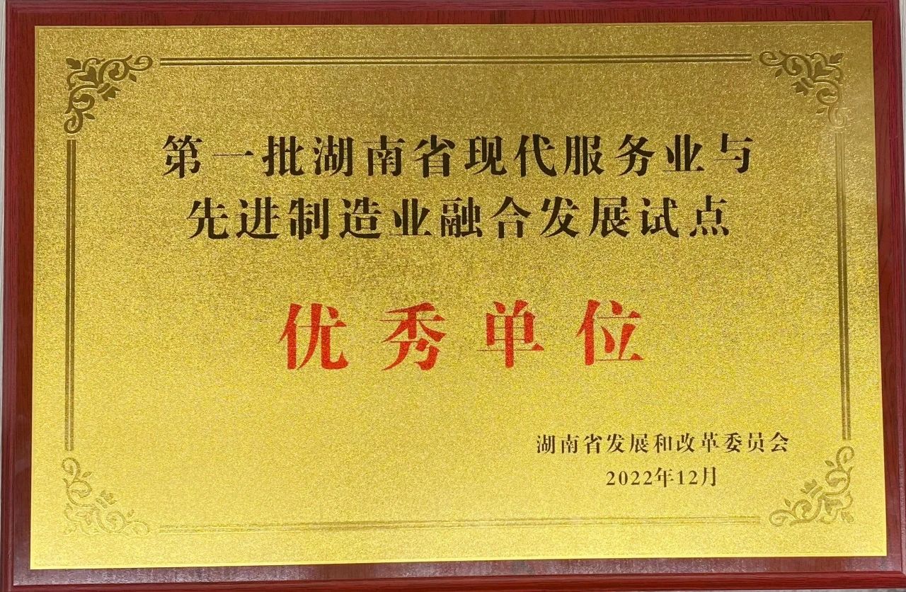 “制造+服务”迸发新动能，KAIYUN·开云「中国」官方网站智能获批第一批湖南省两业融合发展试点优秀单位