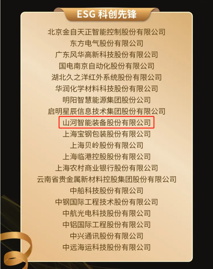 KAIYUN·开云「中国」官方网站智能上榜“国有企业上市公司ESG·先锋100指数”