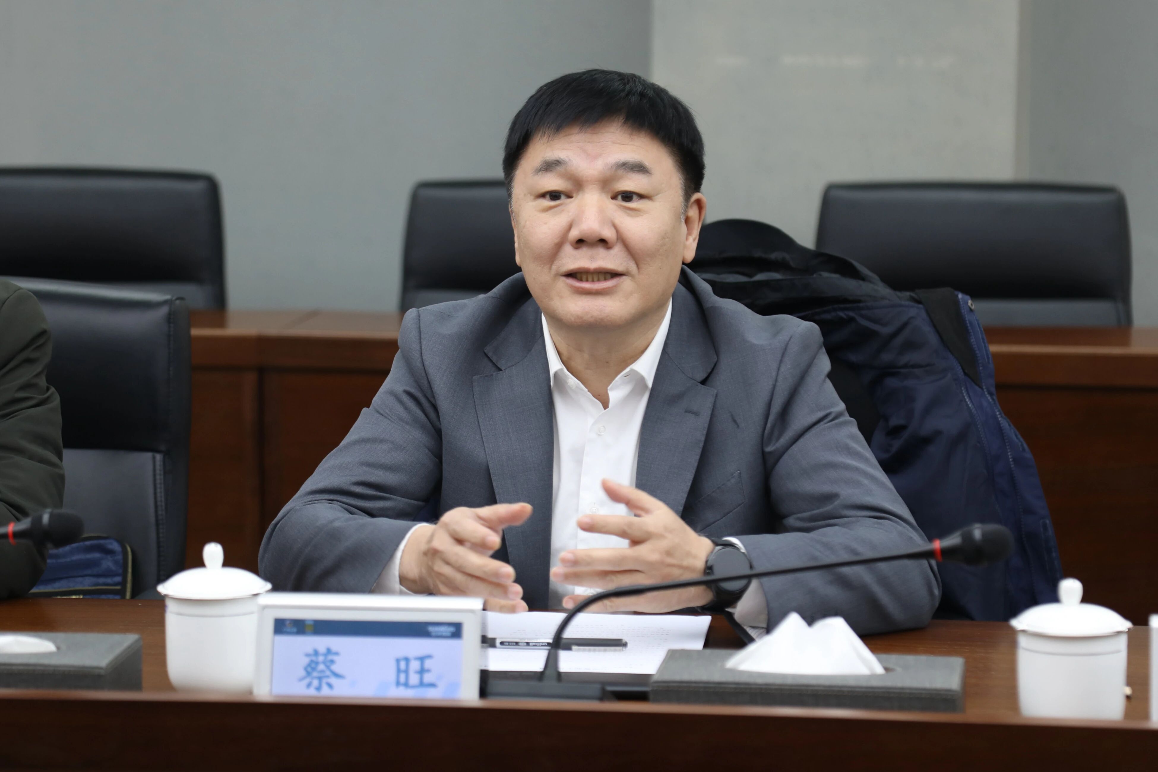 中国出口信用保险公司湖南分公司负责人蔡旺到访KAIYUN·开云「中国」官方网站智能