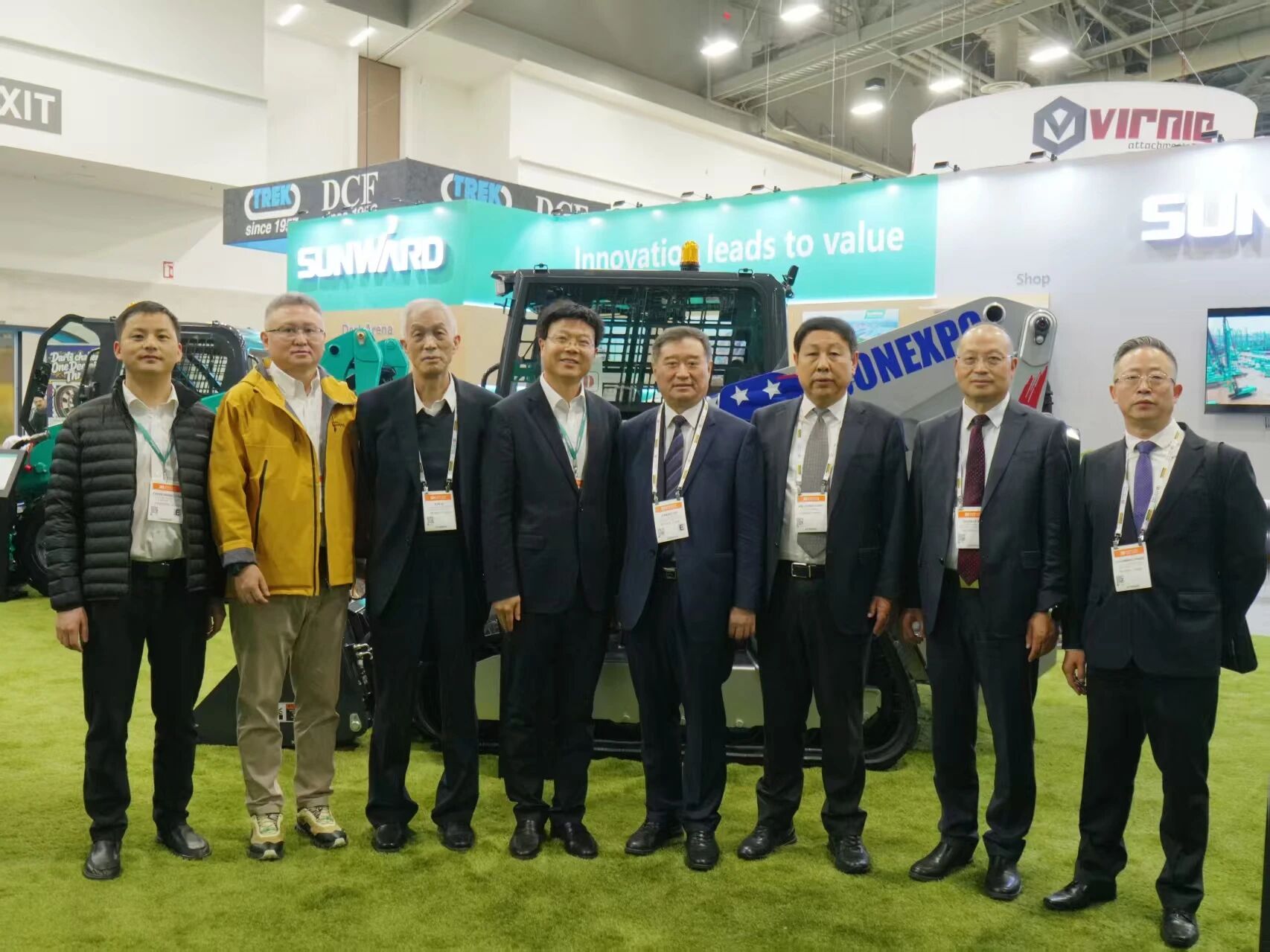 2026美国拉展 | 中国工程机械工业协会会长苏子孟一行到访KAIYUN·开云「中国」官方网站智能展位